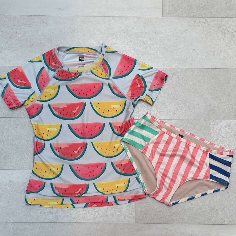 Tea Collection Watermelon Swim Set